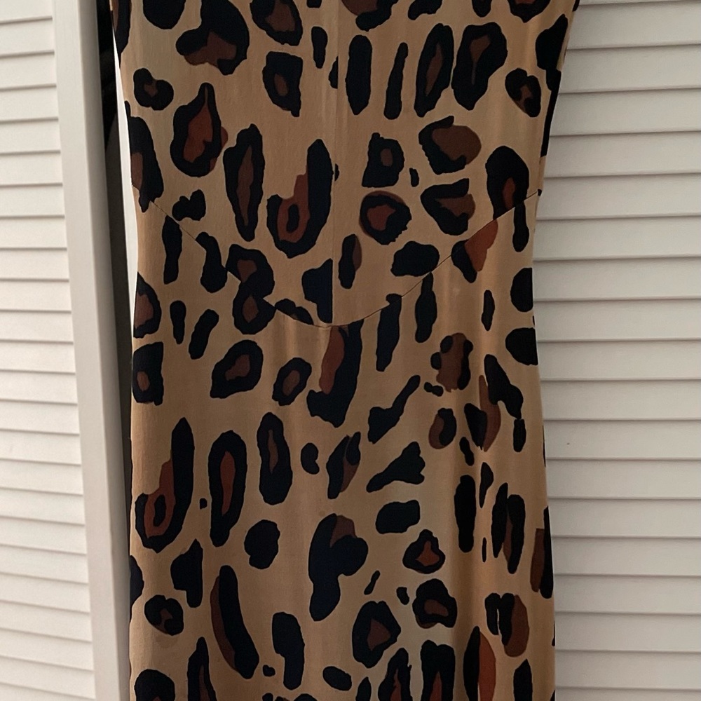 Cache Leopard Print Dress, Knee Length - image 3